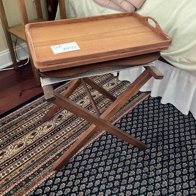 UB1573 Two Vintage Teak Bedtrays