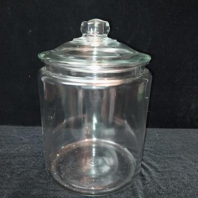 LARGE GLASS APOTHECARY CONTAINER