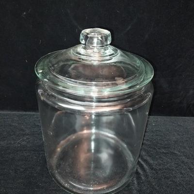 LARGE GLASS APOTHECARY CONTAINER
