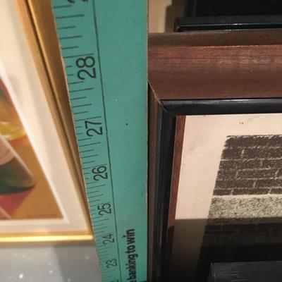 Vintage Lithograph signed by Gerald Adams Titled "Woman and Begonias"