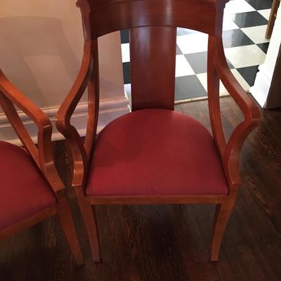 Pair of Baker  furniture Regency chairs