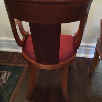 Pair of Baker  furniture Regency chairs