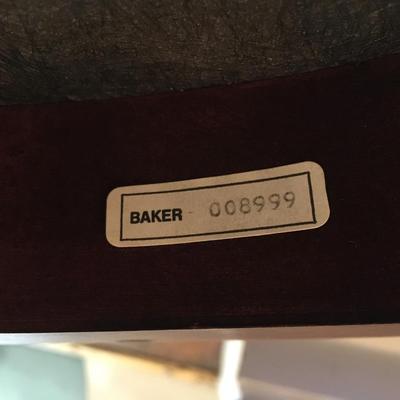 Pair of Baker  furniture Regency chairs