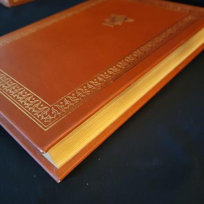 Leather Bound Six Volume Set "The Rise and Fall of the Roman Empire" by Edward Gibbon (D-DW)