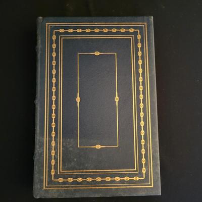 13 Leather & Paper Bound Books With Gold Leaf Details (D-DW)