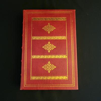 13 Leather & Paper Bound Books With Gold Leaf Details (D-DW)
