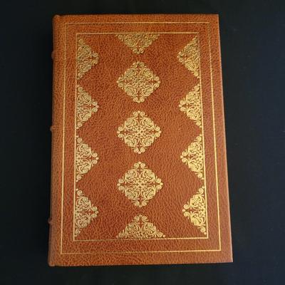 13 Leather & Paper Bound Books With Gold Leaf Details (D-DW)