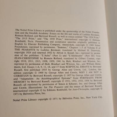Seventeen Volume Nobel Prize Library (D-DW)