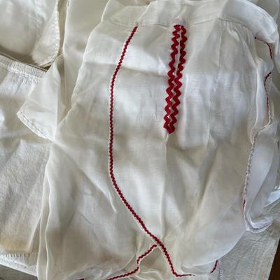 2 White Aprons