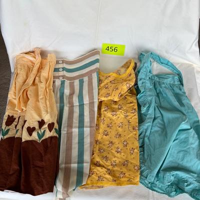 4 Browns/ Blues aprons