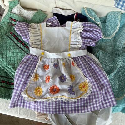 5 Baby/ Toddler Dresses 1940s