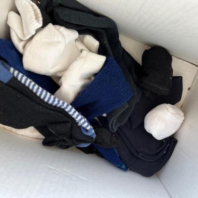 Box of women's socks