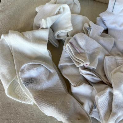 White ladies socks