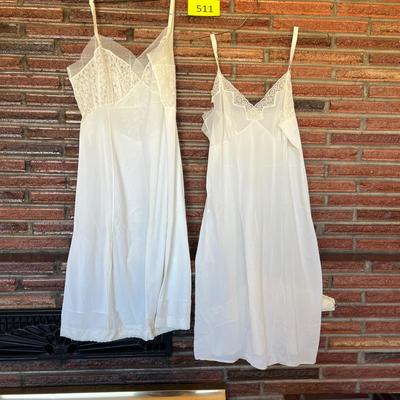 2 vintage slips