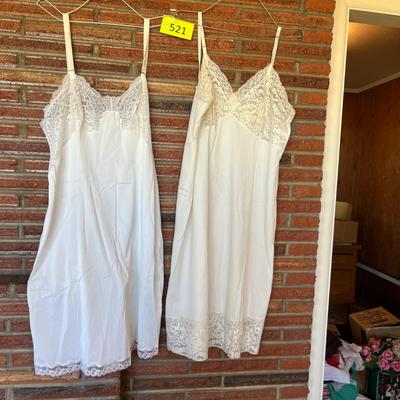 2 Vintage slips
