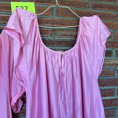 2 pink night gowns