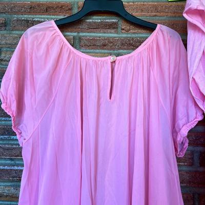 2 pink night gowns