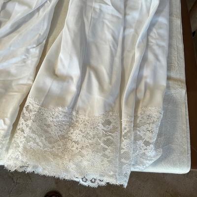 3 white skirt slips