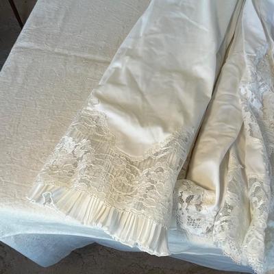3 white skirt slips