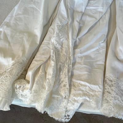 3 white skirt slips