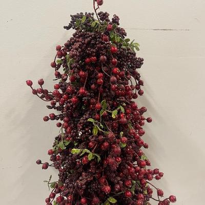 Artificial Holiday Tree with Holly Berries