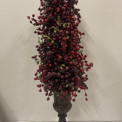 Artificial Holiday Tree with Holly Berries