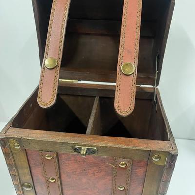 Leather Wine Storage Box