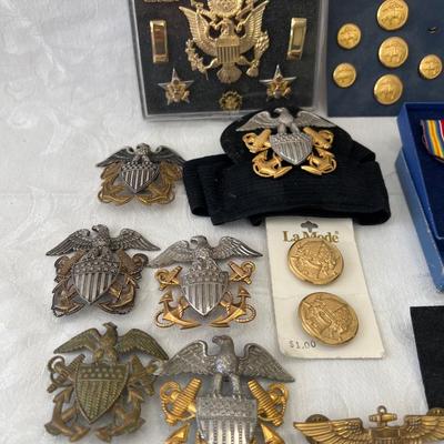 Military Metals, Buttons, Pins, Cuff links and more