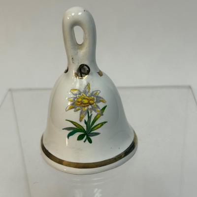 Vintage Ceramic Vacation Souvenir Miniature Bell Italy