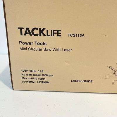TACKLIFE ~ Mini Circular Saw With Laser
