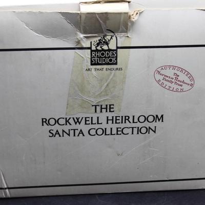 Santa's Workshop The Rockwell Heirloom Santa Collection Christmas Art Figurine with Original Packaging