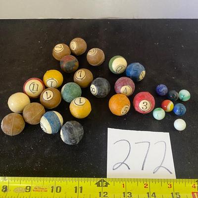 Vintage 1960-70 Superballs and Marbles