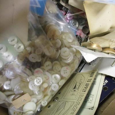 Collection Of Vintage Buttons