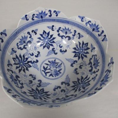 Chinese Blue & White Bowl Marked