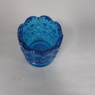 Vintage Le Smith Glass Toothpick Holder