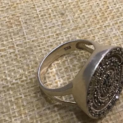 925 Large Silver Ring