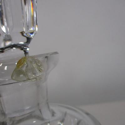 Crystal Decanter with 4 Glasses