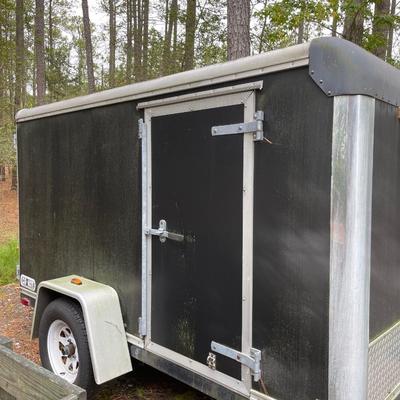 S1593 Car Mate 500 Series Custom Cargo 5â€™x10â€™ trailer.