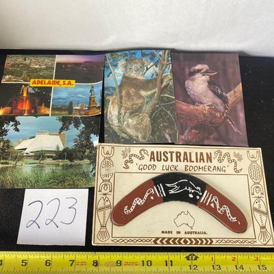 Vintage Austria Postcards and Boomerang