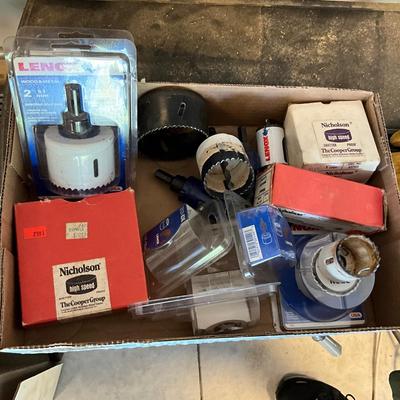 S1603 Lot of Arbored Hole Saws for Wood and Metal