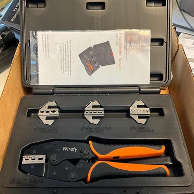 S1604 Wirefly 5 Pcs Quck Change Ratcheting Crimping Tool Kit