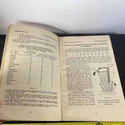 1959 Drivers Manual for Germany