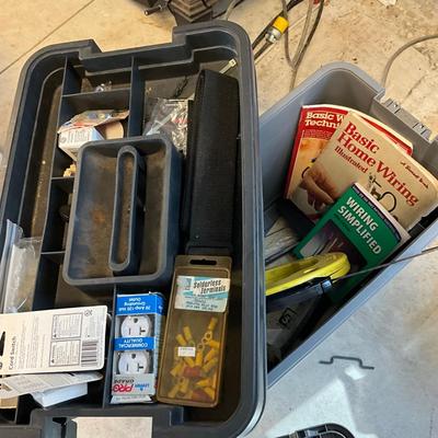 S1609 Craftsman Tool Boxes with Electrical Supplies and Books