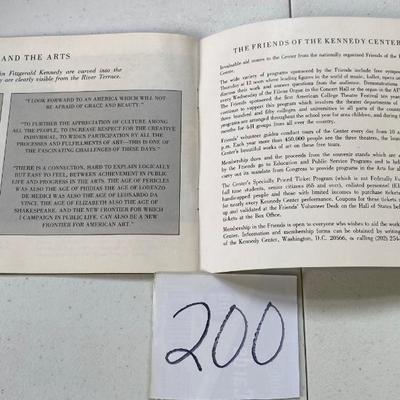 JFK Center Literature