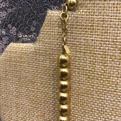 Vintage Monet Metal Necklace