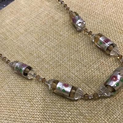 Glass Fashion Necklace