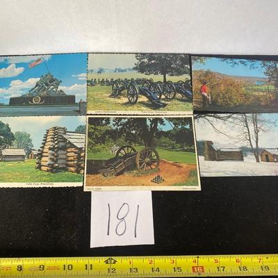 Vintage Valley Forge Postcards