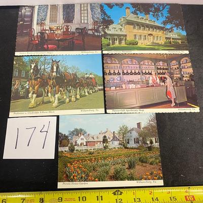 Vintage Williamsburg Postcards