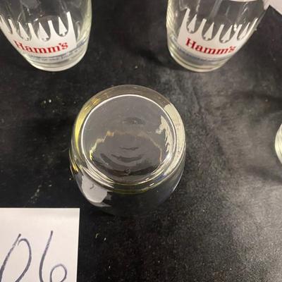 Vintage Hamm Beer Glasses