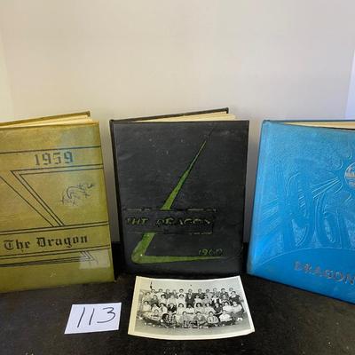 Vintage Valley Falls Dragon Yearbooks